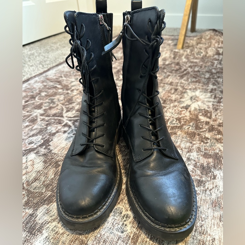 Sam Edelman Lex Boot Black Leather